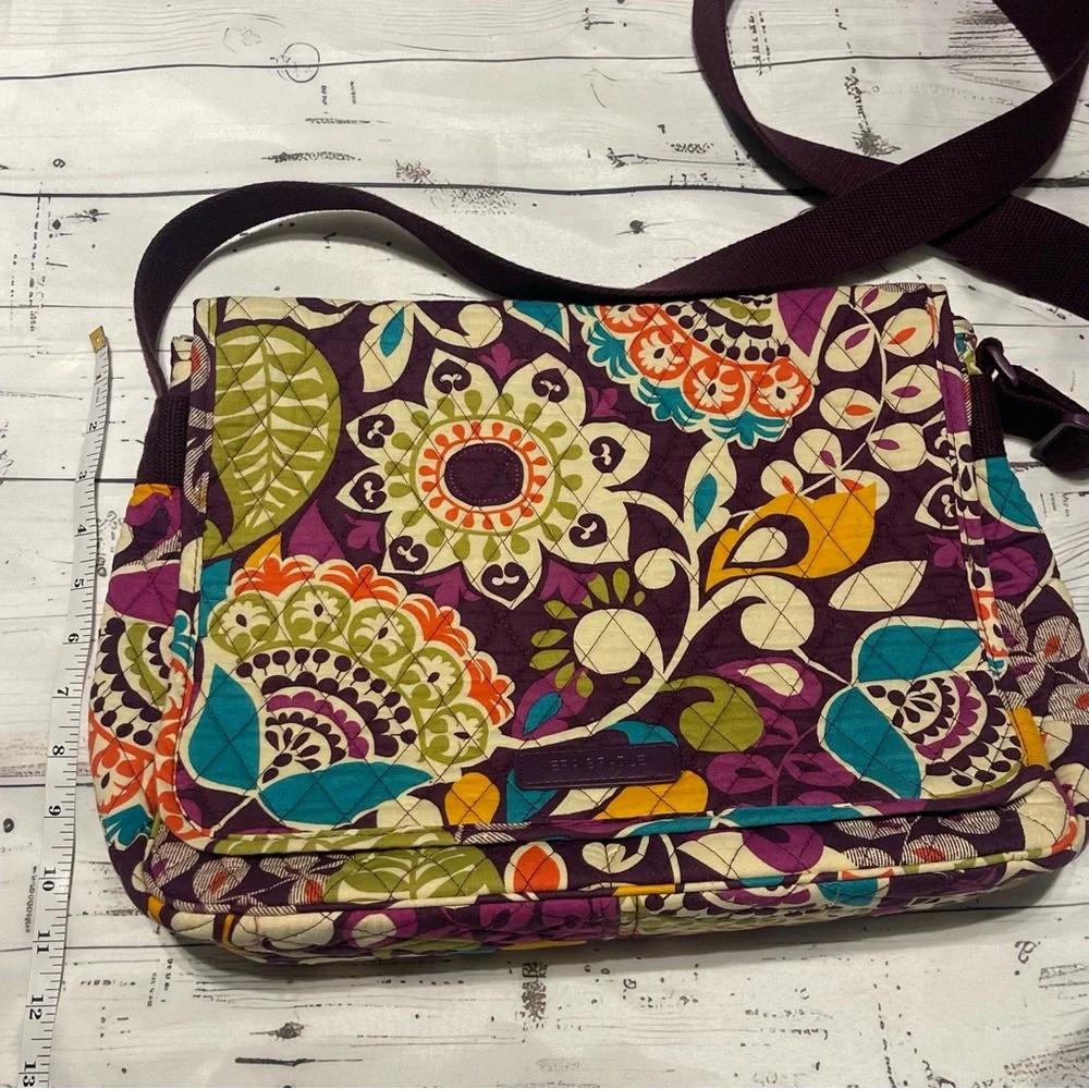 Vera Bradley Laptop messenger bag. Preowned